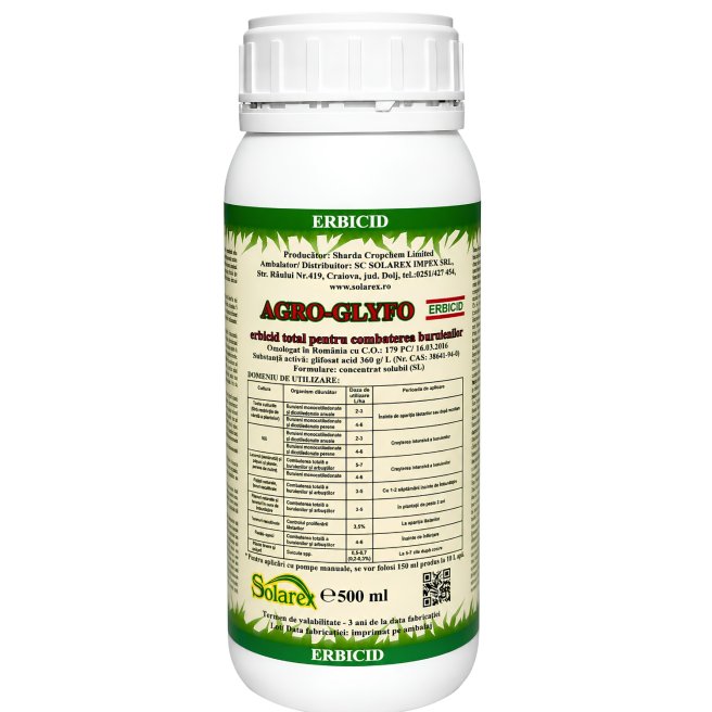 Agro Glyfo 500ml - Erbicid sistemic total