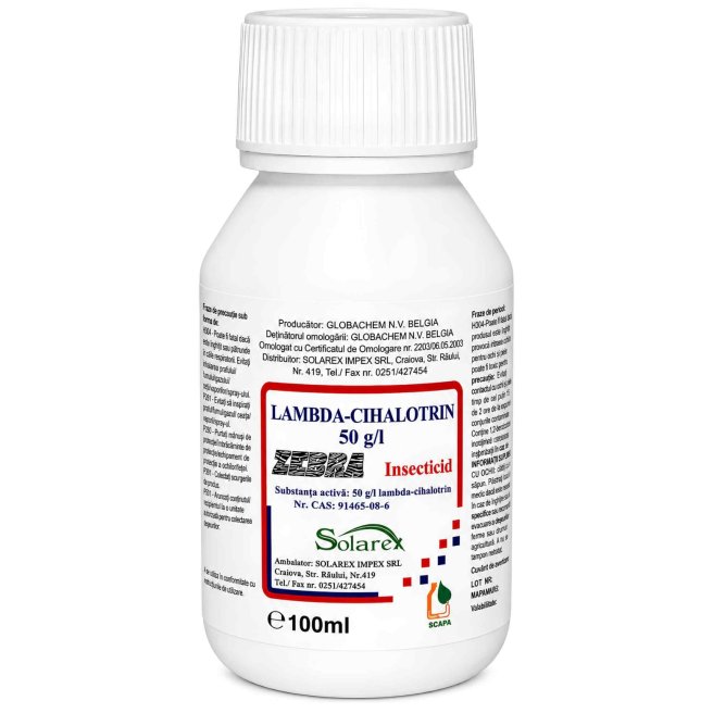 Zebra 100ml - Insecticid piretroid de contact și ingestie