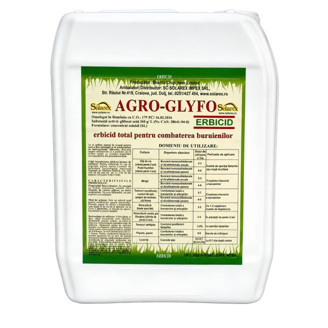 Agro Glyfo 5l - Erbicid sistemic total