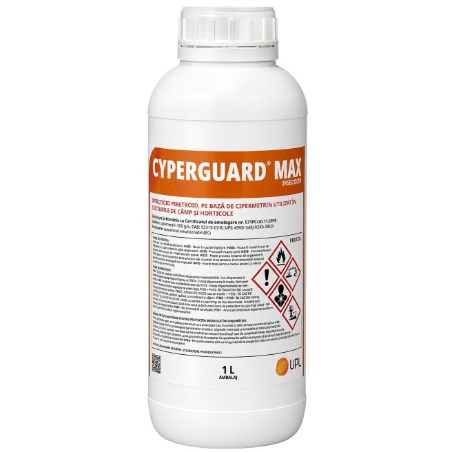 Cyperguard Max 1l - UPL - Insecticid piretroid de contact și ingestie