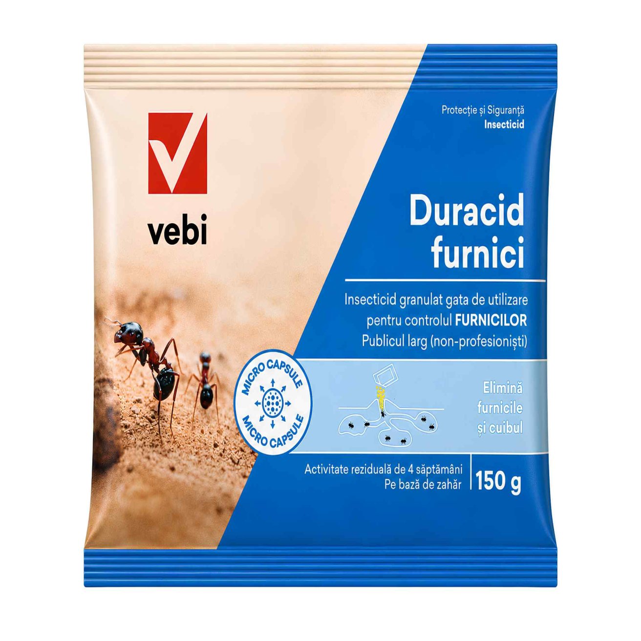 Duracid 150g - Vebi - Insecticid granulat de tip momeală