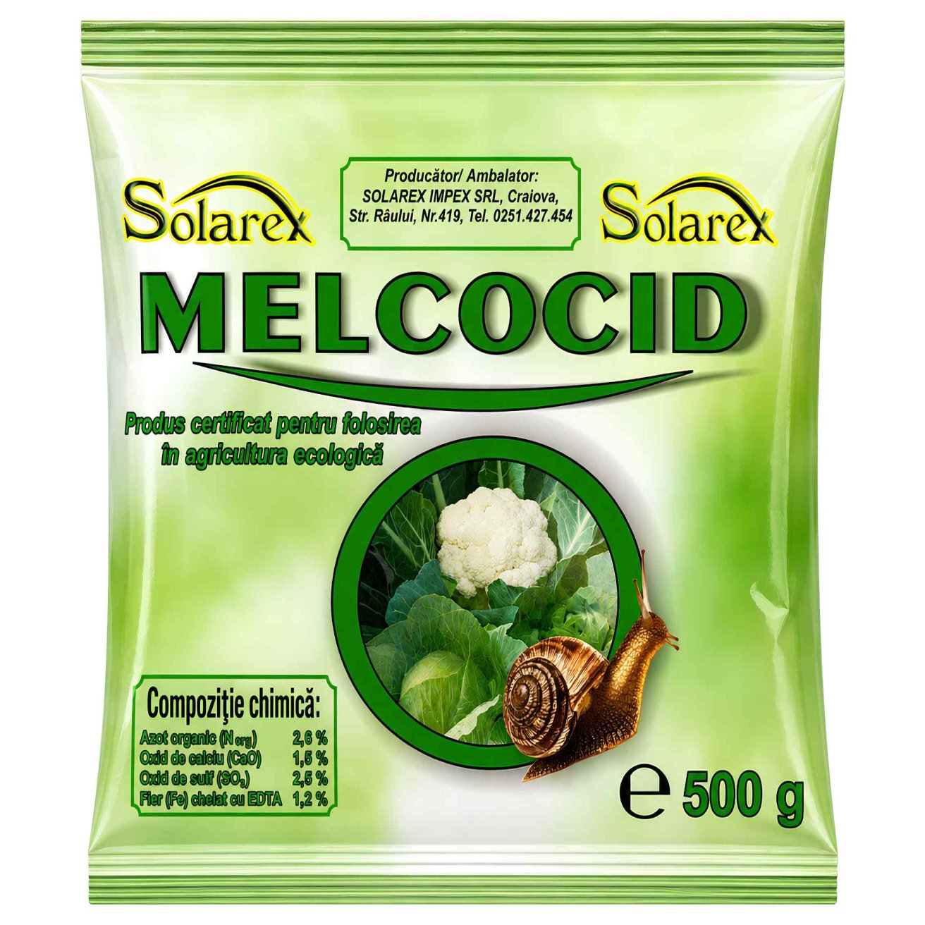 Melcocid 500g - Moluscocid de tip momeală